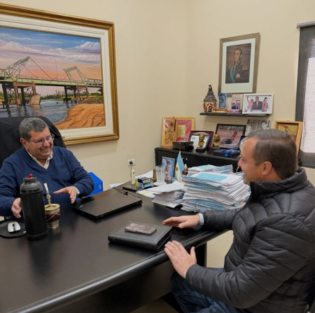  El Intendente Norberto Villordo recibió al Coordinador Regional del Ministerio de Obras Públicas